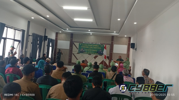 Pemerintah Kecamatan Cikajang Kabupaten Garut, Gelar Pisah Sambut Danramil 