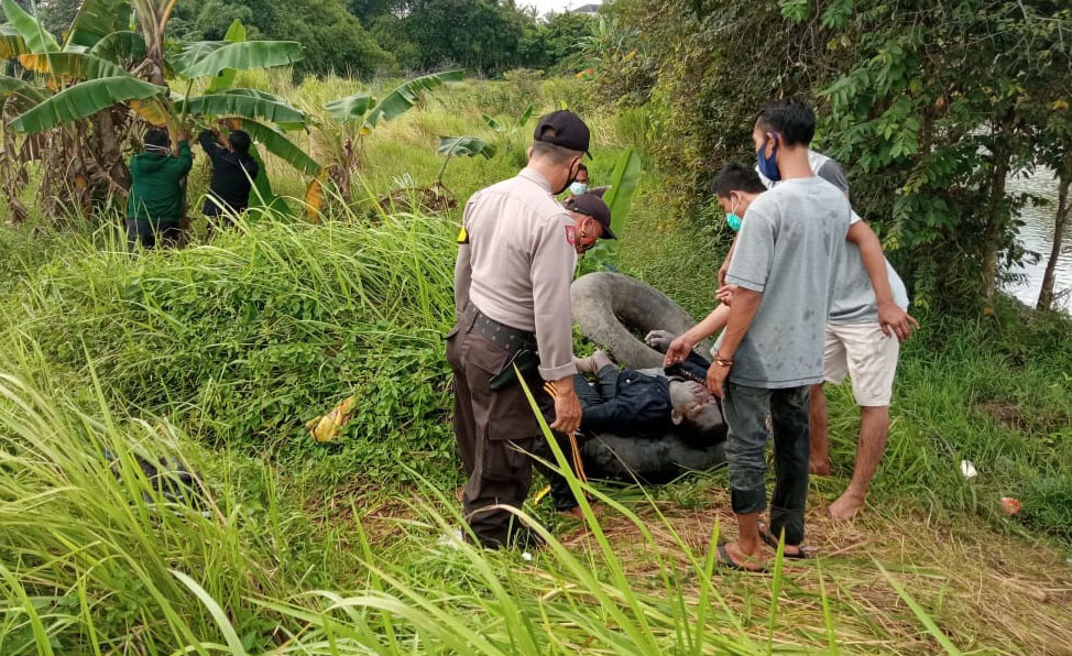 Ditemukan Mayat Mengambang di Bekas Galian Link Ciberko Cilegon