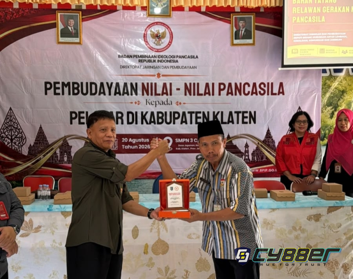 BPIP RI Tanamkan Nilai-Nilai Pancasila kepada Pelajar SMP di Klaten