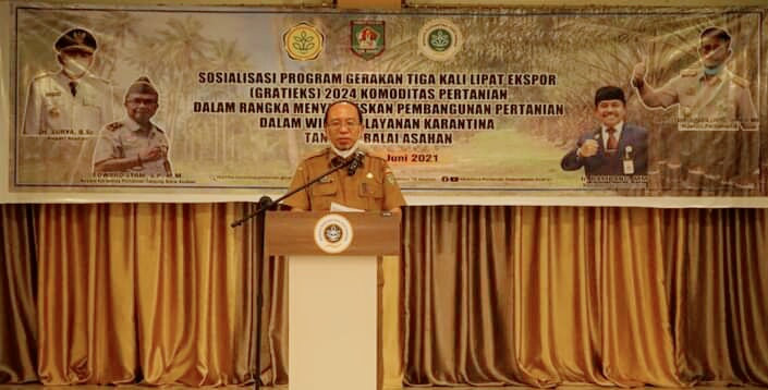 Sosialisasi Program Gerakan Tiga Kali Lipat Ekspor 2024 Komoditas Pertanian 