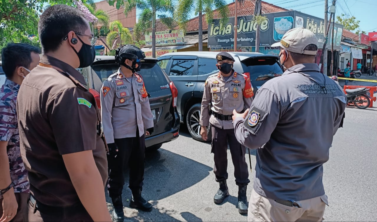 Ops Yustisi Tiga Pilar Kabupaten Sumedang di Masa PPKM Darurat