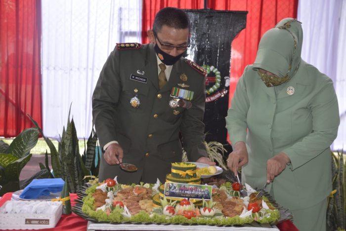 Peringati HUT Ke 75 TNI Korem 062 Tarumanagara Gelar Syukuran