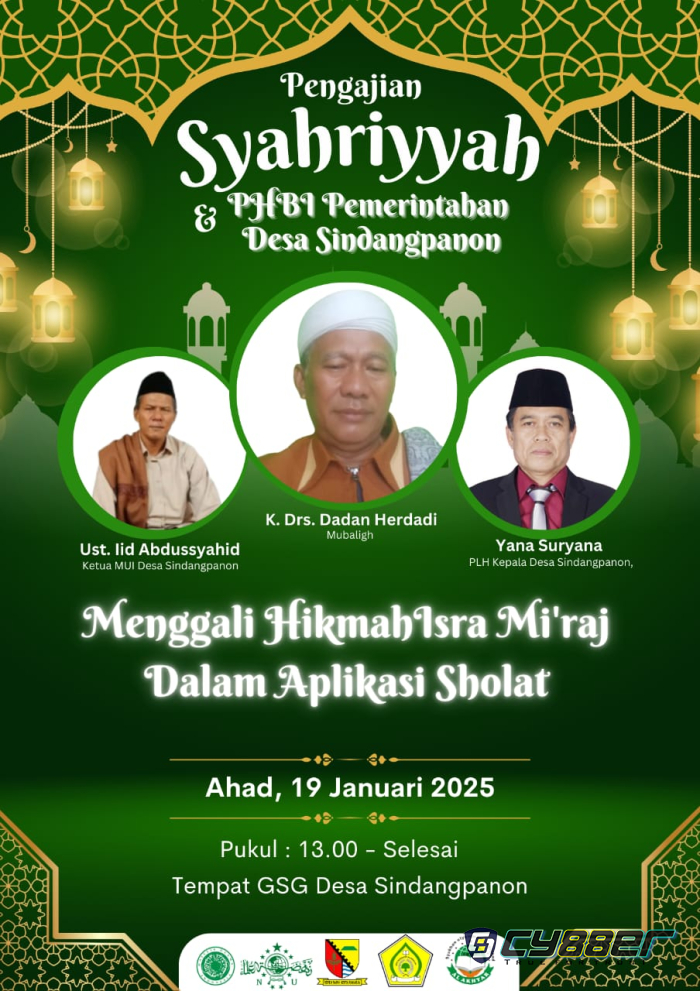 Peringati Hari Besar Islam Isra Miraj  Mari Wujudkan Sholat dengan Perbuatan