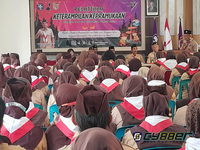 Kwarcab Klaten Gelar Pelatihan Keterampilan Kepramukaan untuk Pembina Siaga dan Penggalang