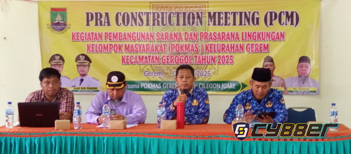 Pokmas Gerem Gelar Pertemuan Pra-Konstruksi Program DPWKel Tahun 2025