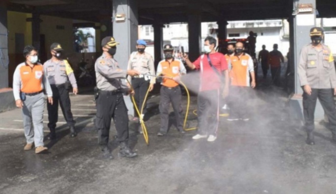 Penyemprotan Disinfektan Kembali Digalakkan