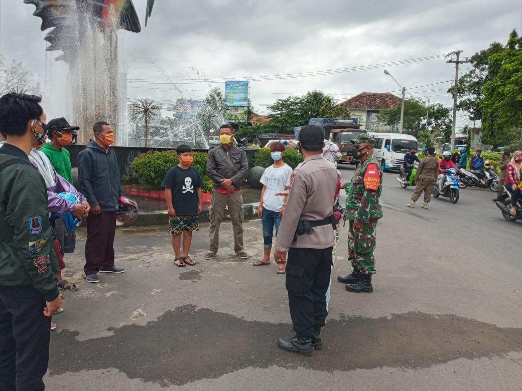 Sebanyak 47 Pelanggar Protokol Kesehatan Terjaring Ops Yustisi di Wilkum Polres Ciamis Polda Jabar