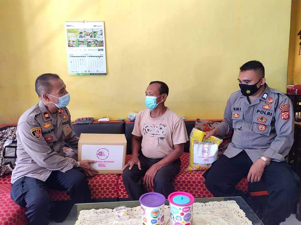 Peduli Purnawirawan Polri, Polres Majalengka Polda Jabar Berikan Tali Asih dari Yayasan Kemala Bhayangkari