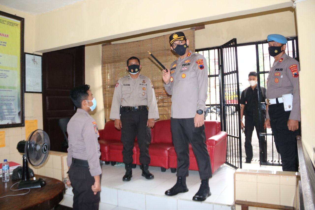 Pastikan keamanan, Kapolres Brebes Cek Ruang Tahanan 