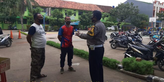 Ajak Jaga Kondusifitas Jelang Pilkada, Personel Polres Karawang Polda Jabar Rutin Himbau 3M