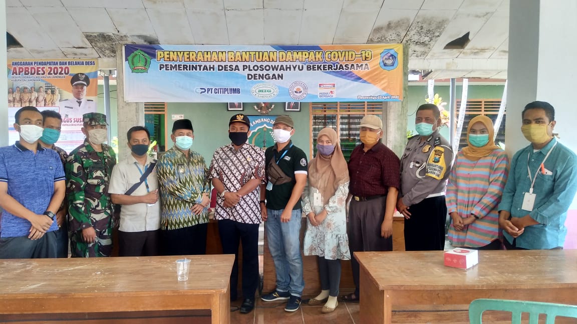 PemDes Plosowahyu Buat Inisiatif Dan Kreativitas Dalam Penanganan Covid - 19