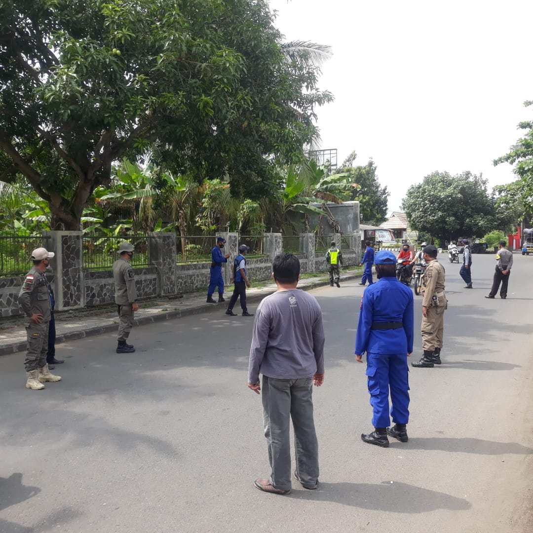 Operasi Yustisi Penegakan Disiplin Menggunakan Masker Di Wilayah hukum Polsek Pangandaran