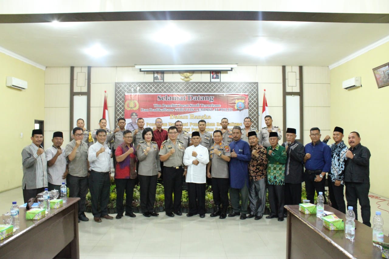 Kapolres Serdang Bedagai Terima Tim Peneliti Studi Terorisme dan Radikalisme