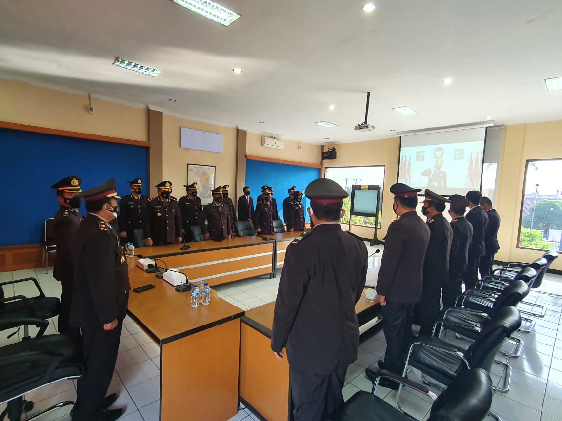 Polres Majalengka Gelar Upacara Peringatan Hari Lahir Pancasila Secara Virtual