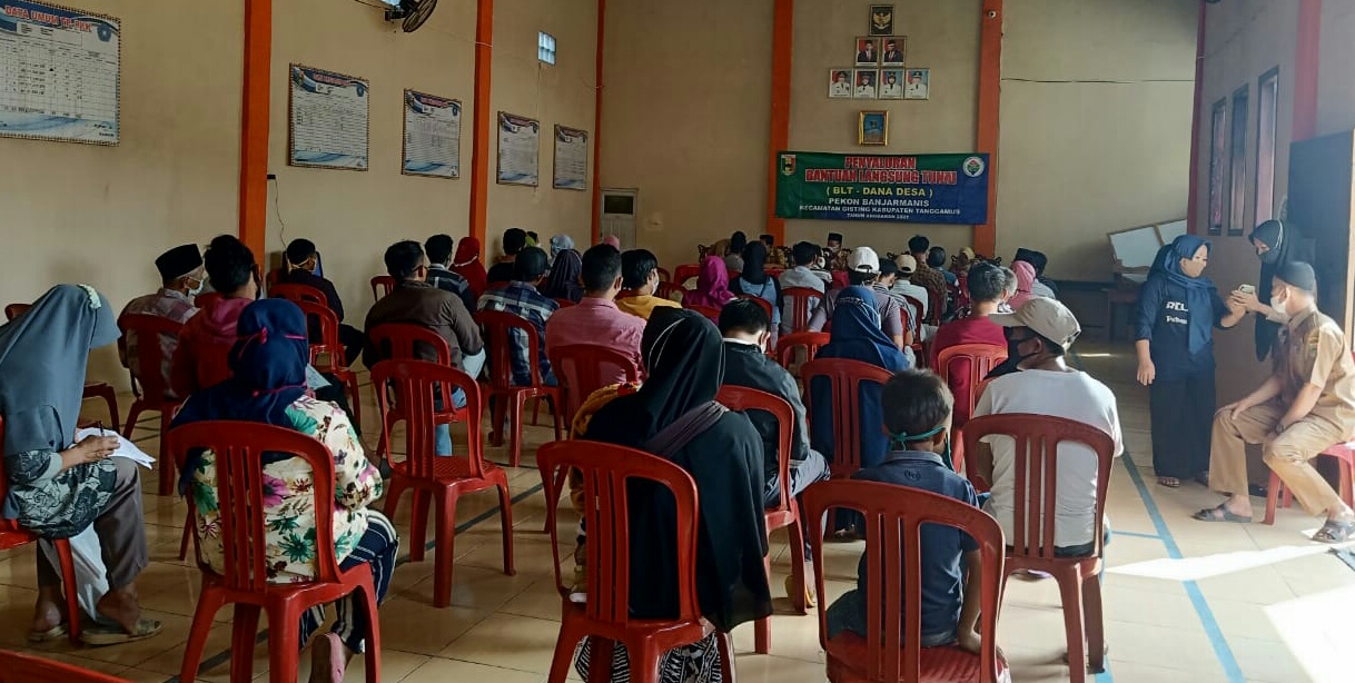 Penyaluran BLT DD Tahap I di Kabupaten Tanggamus
