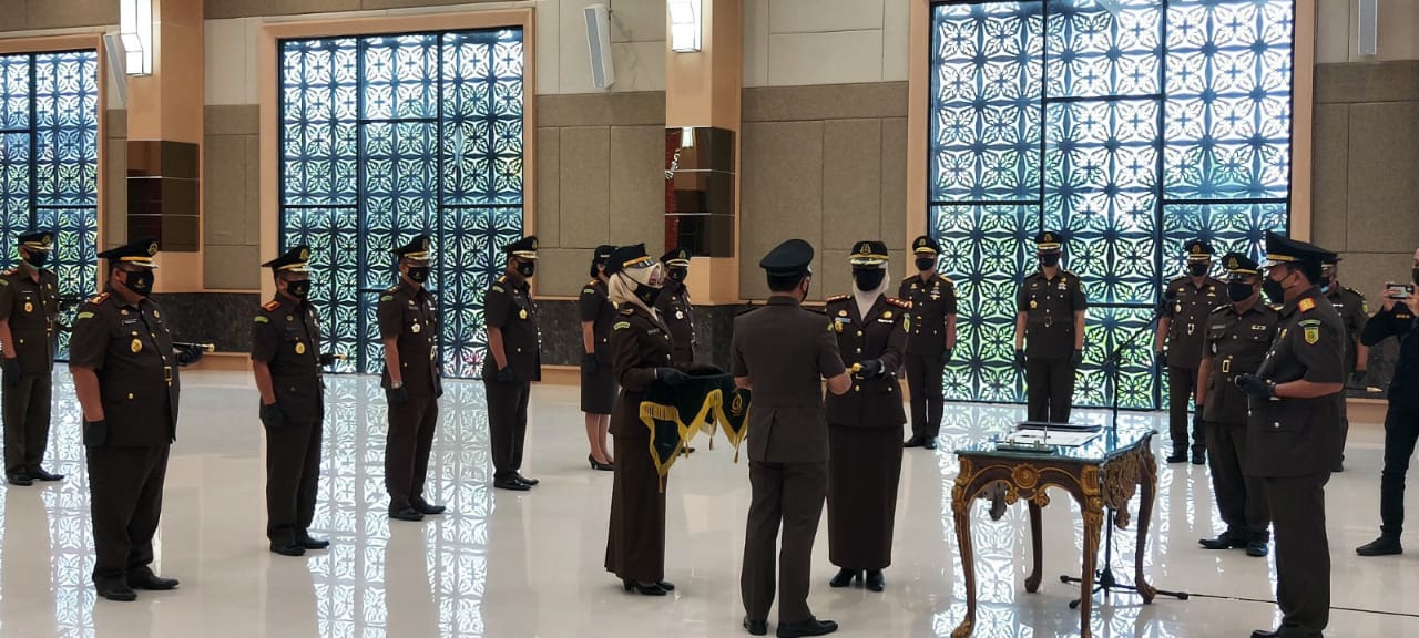 Pelantikan dan Sertijab di Kejaksaan Tinggi Riau