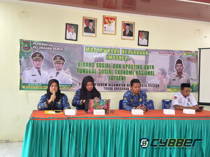 Kelurahan Gerem Gelar Musyawarah Kelurahan Sosial dan Updating DTSEN