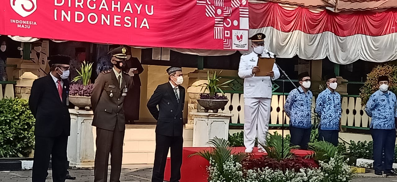  Pandemi Covid-19, Kecamatan Kemayoran Gelar Upacara HUT Kemerdekaan RI Ke-75