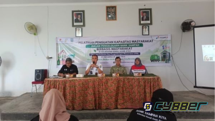 Pertamina EP Jambi Bekali Warga Kelola Bank Sampah 
