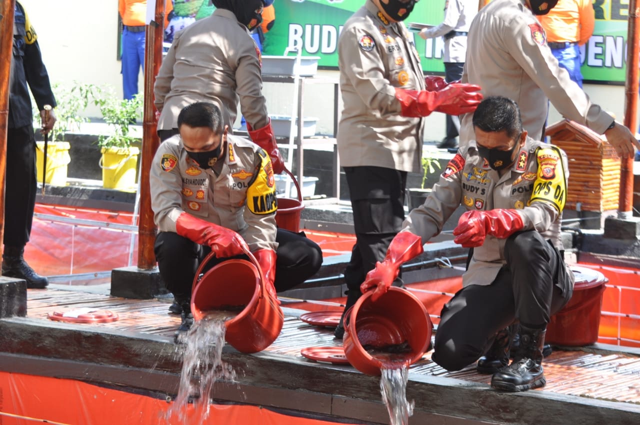Kapolda Jabar Apresiasi Program Ketahanan Pangan Polresta Cirebon