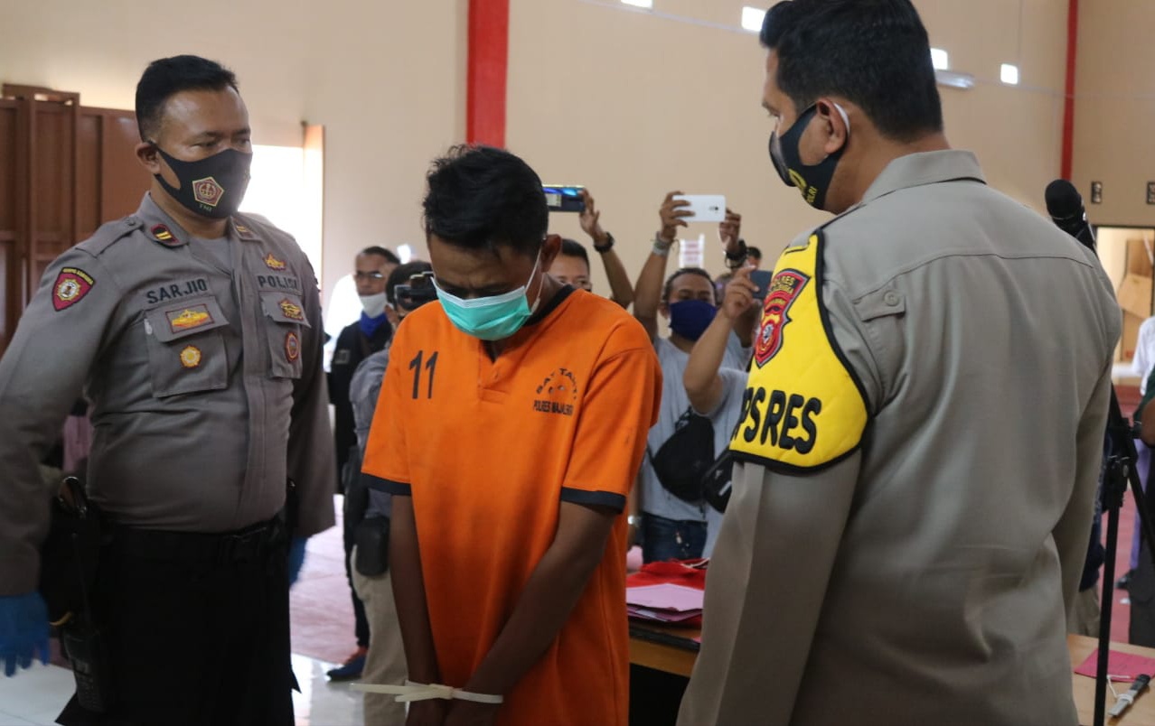 Sat Reskrim Polres Majalengka, Amankan Pelaku Pencabulan Anak