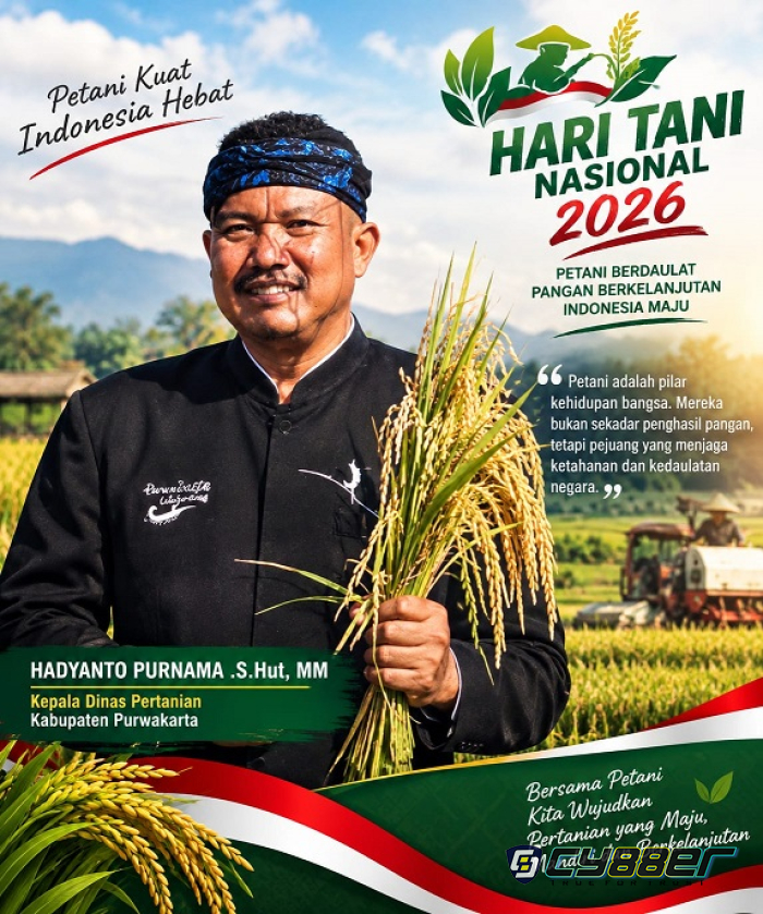 Hari Tani Nasional 2026, Kadis Pertanian Purwakarta: Petani Bukan Sekadar Penghasil Pangan, Mereka Pejuang Bangsa