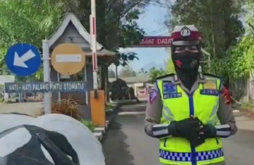 Dalam Ops Lilin Lodaya, Sat Lantas Pantau Terus Arus Lalin di Wilkum Polres Garut Polda Jabar