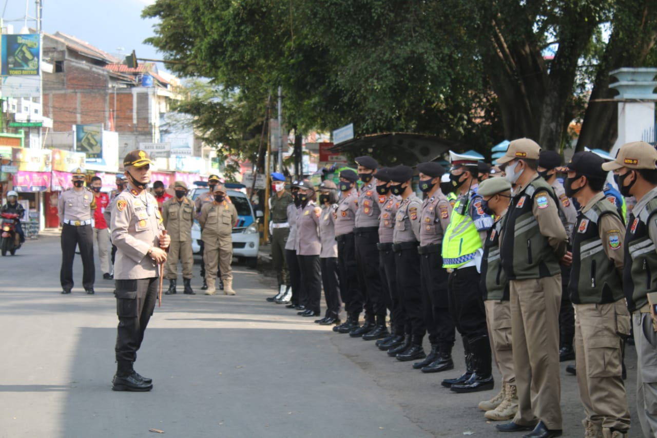Kapolres Garut Pimpin Operasi Yustisi Yang Dilaksanakan Forkopimda Garut 