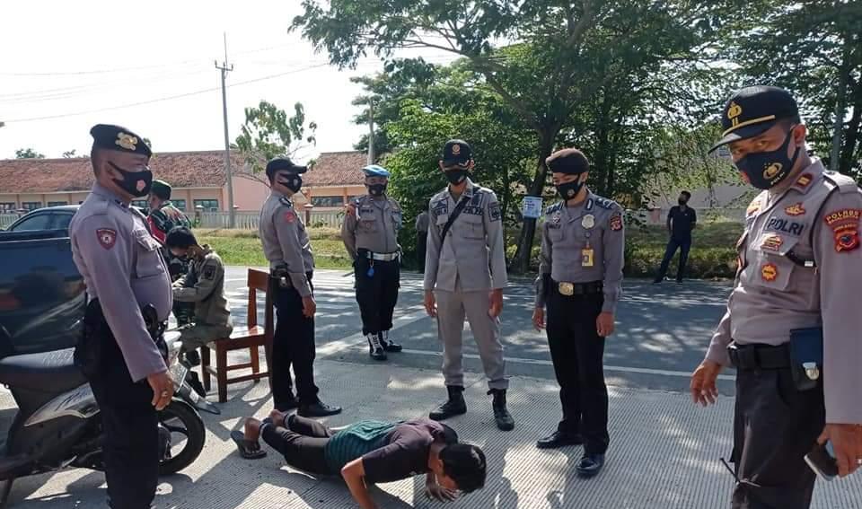 Tanpa Lelah Polsek Kertajati Polres Majalengka Polda Jabar Gelar Ops Yustisi, Disiplinkan Prokes