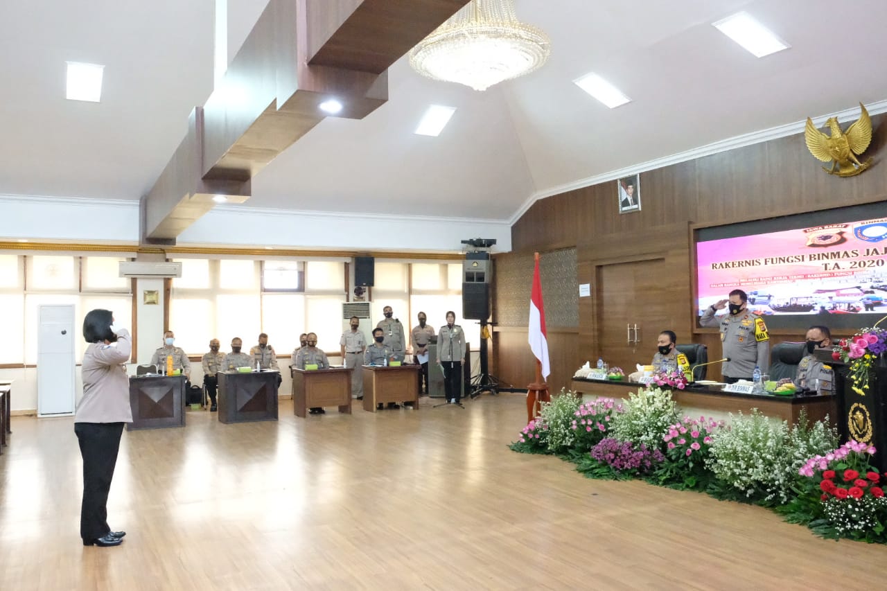 Wakapolda Jabar Buka Rakernis Fungsi Binmas Tingkat Polda Jabar TA 2020