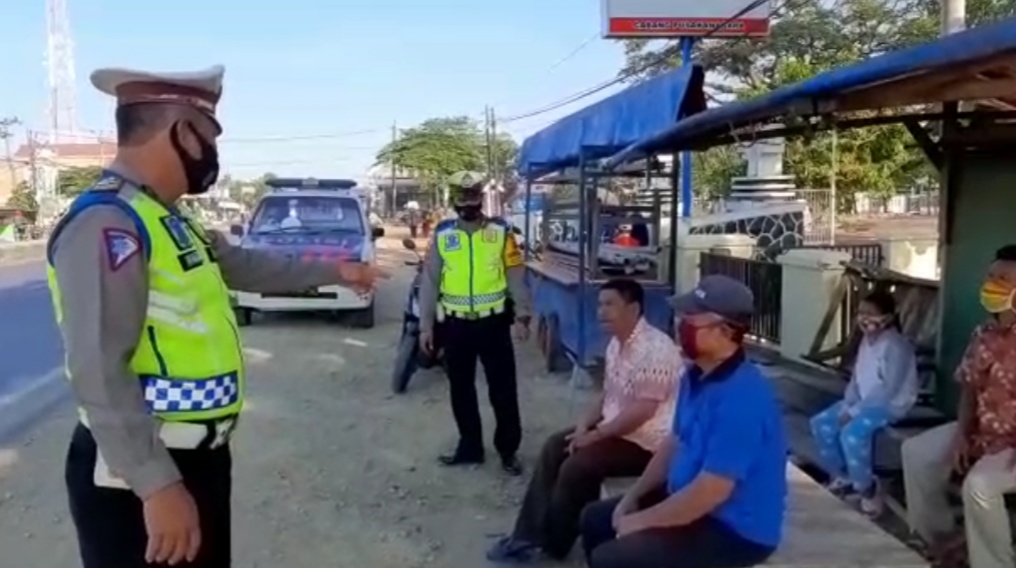 Tegakan Inpres No 6 Tahun 2020, Polsek Sukanagara Subang Gelar Ops Yustisi