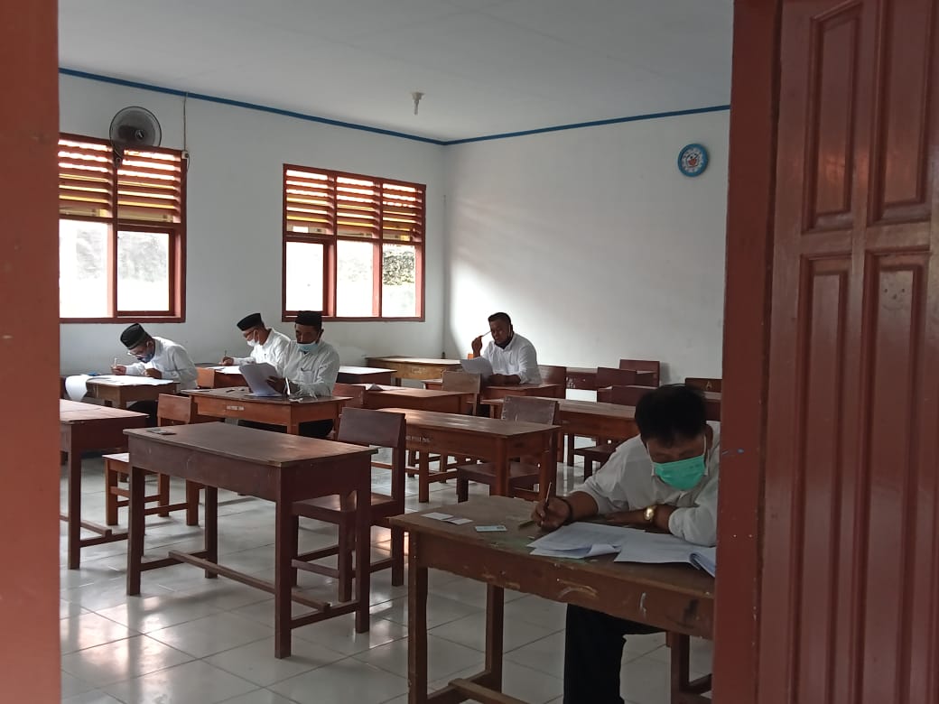 SMPN 1 Rengasdengklok Jadi Tempat Test Tertulis Serentak Balon Kades Wilayah 2
