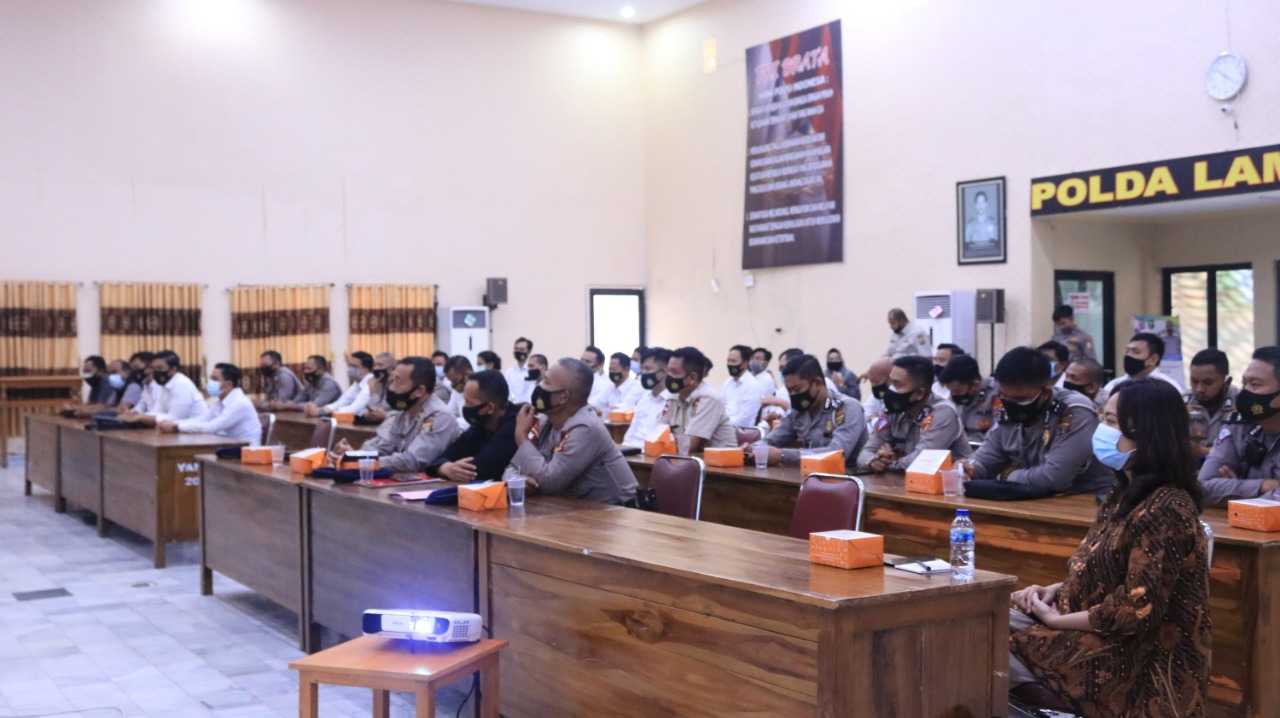 Puslitbang Polri Evaluasi SSPD, Peruntukan Senpi Polri Polda Lampung