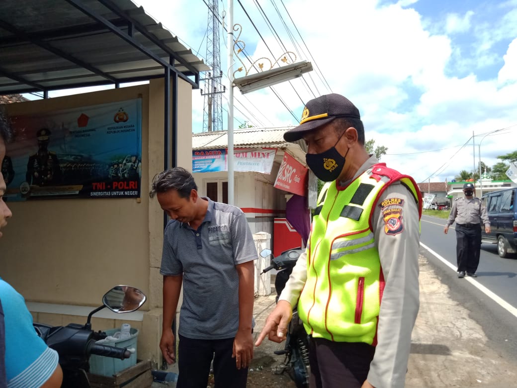 Polres Ciamis Polda Jabar Sampaikan 3M Dengan Cara Sederhana
