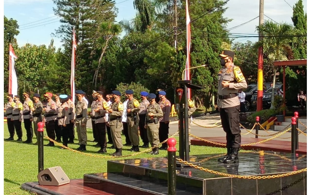 Kapolres Sumedang Hadiri Upacara Penyambutan Sat Brimob Polda Jabar Usai BKO dari Polda Papua