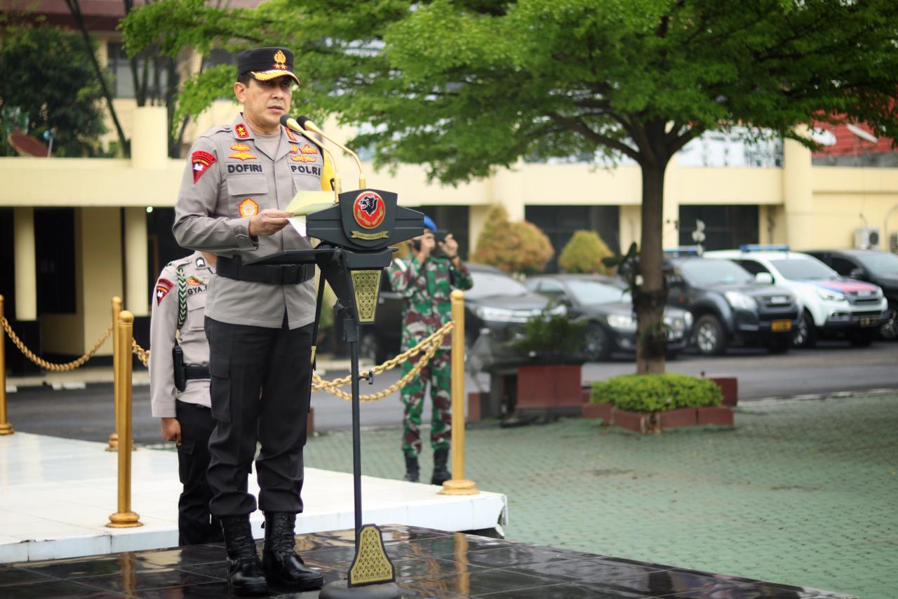 Kapolda Jabar Pimpin Apel Gelar Pasukan Operasi Keselamatan Lodaya 2021 