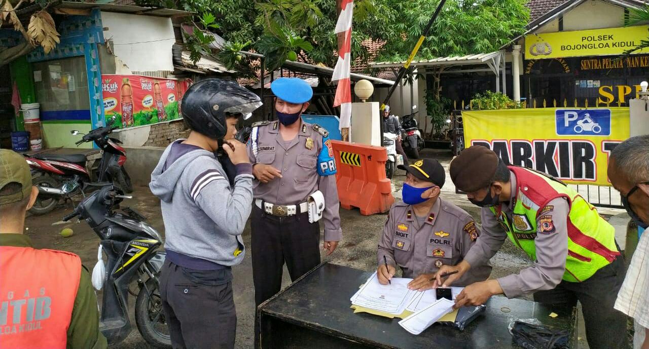 Pelaksanaan Ops Yustisi Penegakan Disiplin Inpres No. 6 Tahun 2020 di Wilkum Polrestabes Bandung Polda Jabar