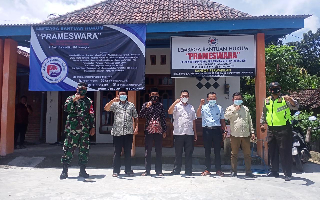 Bantu Masyarakat, LBH Prameswara, Resmi Buka Kantor Cabang di Bluluk
