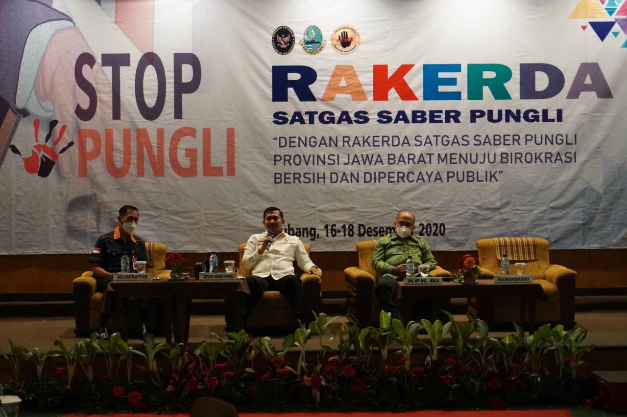 Rakerda Satgas Saber Pungli Jabar, Wujudkan Birokrasi Bersih dan Dipercaya Publik