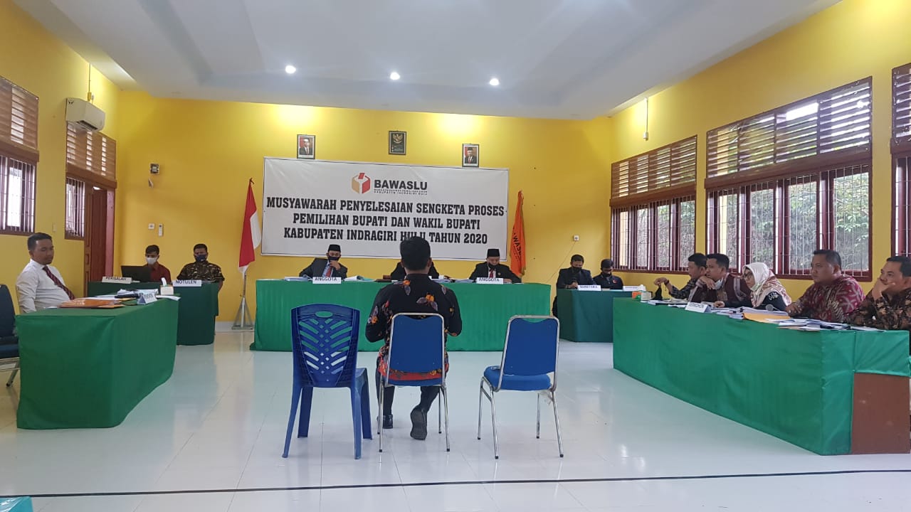 Ketua Bawaslu Rosidi : Sengketa Balon Bupati Inhu Perseorangan Sedang Berproses Sesuai Prosedur