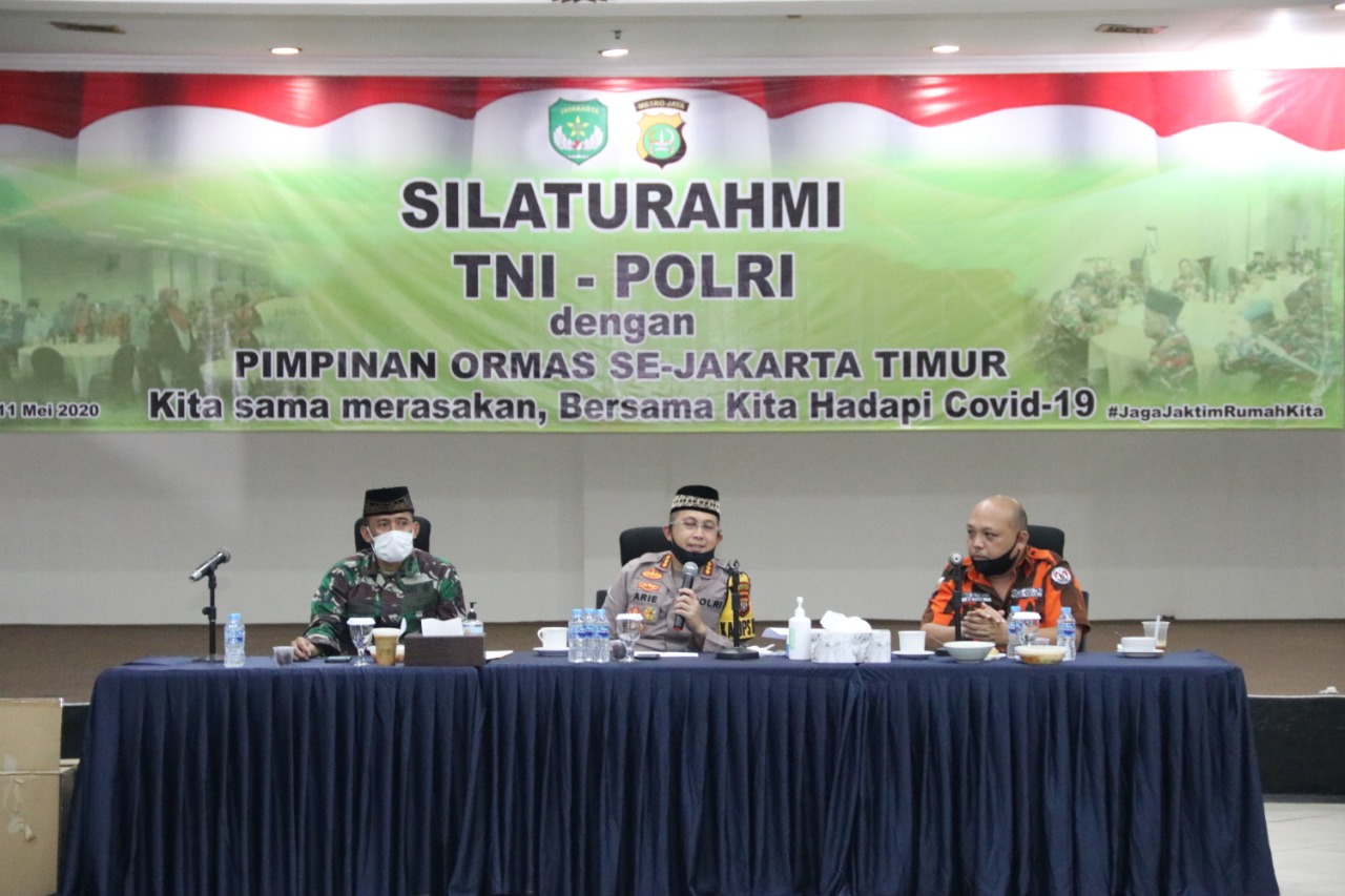 Silaturahmi TNI - POLRI Dengan Pimpinan Ormas Se - Jakarta Timur