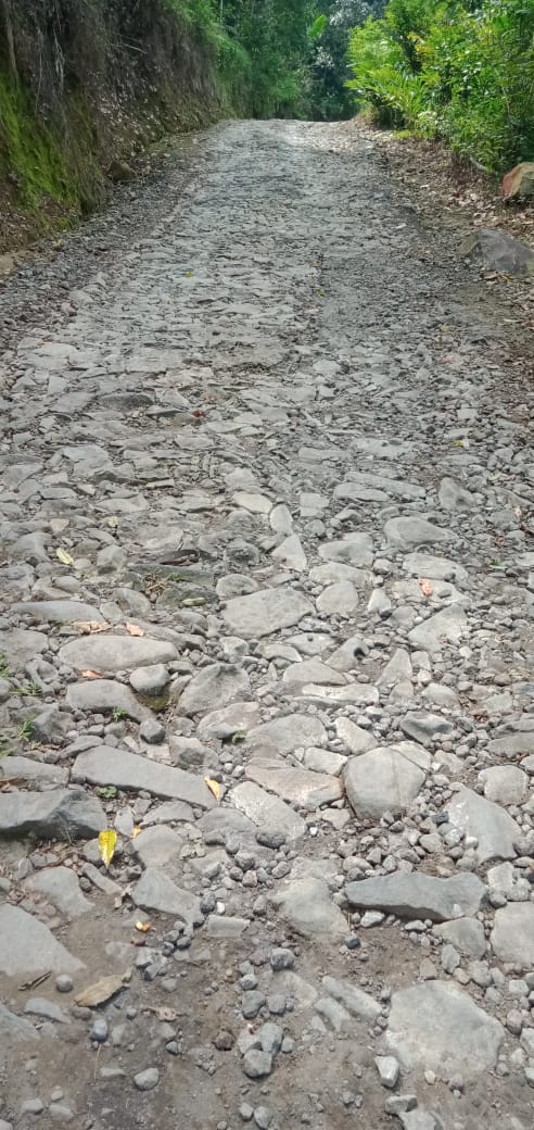 Parah! Jalan Penghubung Kecamatan Dayeuhluhur dan Wanareja Puluhan Tahun Tak Kenal Aspal