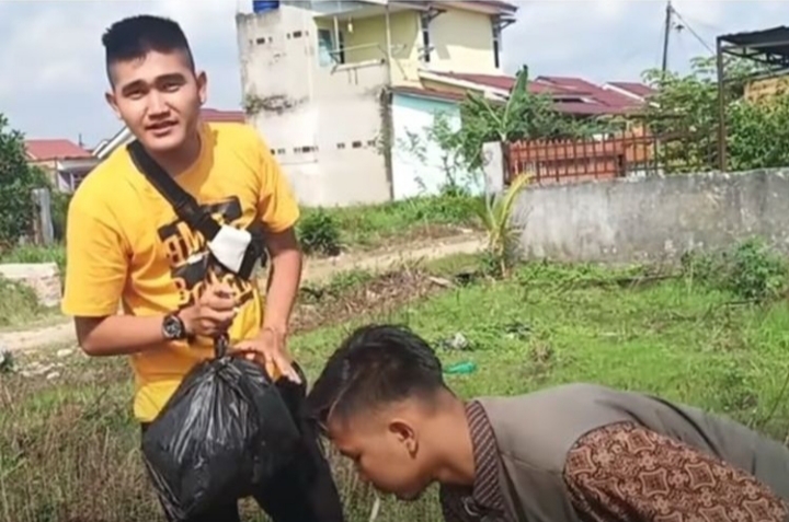 LAGI !!! Konten Video Prank Daging Kurban Berisikan Sampah Kembali Terulang, Kali ini Polrestabes Palembang Buru 4 Orang Pelaku