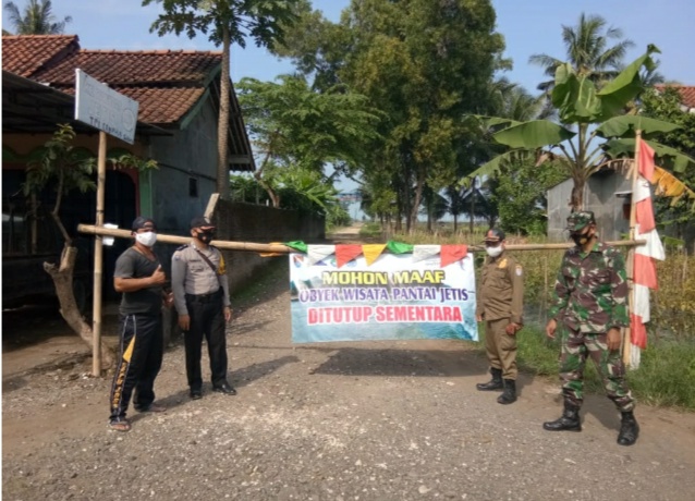 Satgas Penanganan Covid-19 Nusawungu Tutup Dua Tempat Wisata