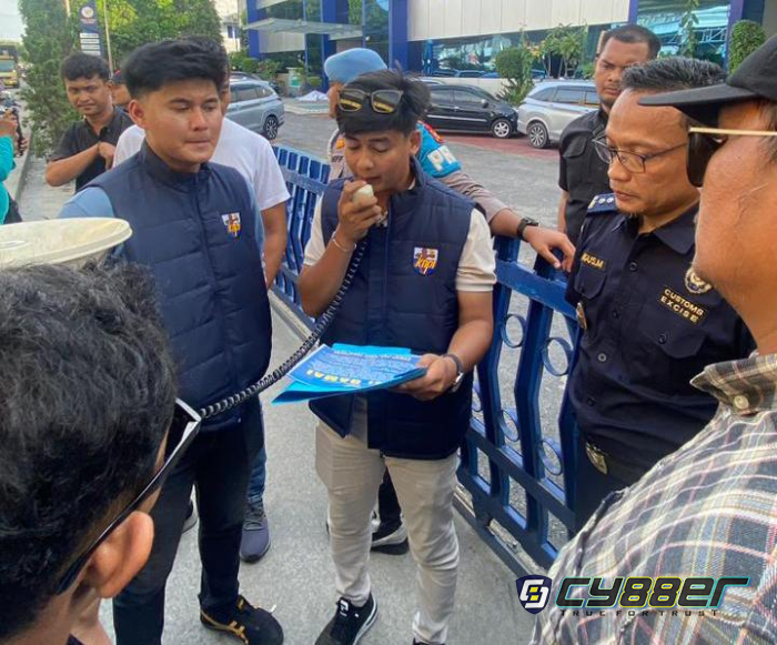 KNPI Pekanbaru Geruduk Bea Cukai, Soroti Dugaan Mafia Rokok Ilegal yang Kian Merajalela