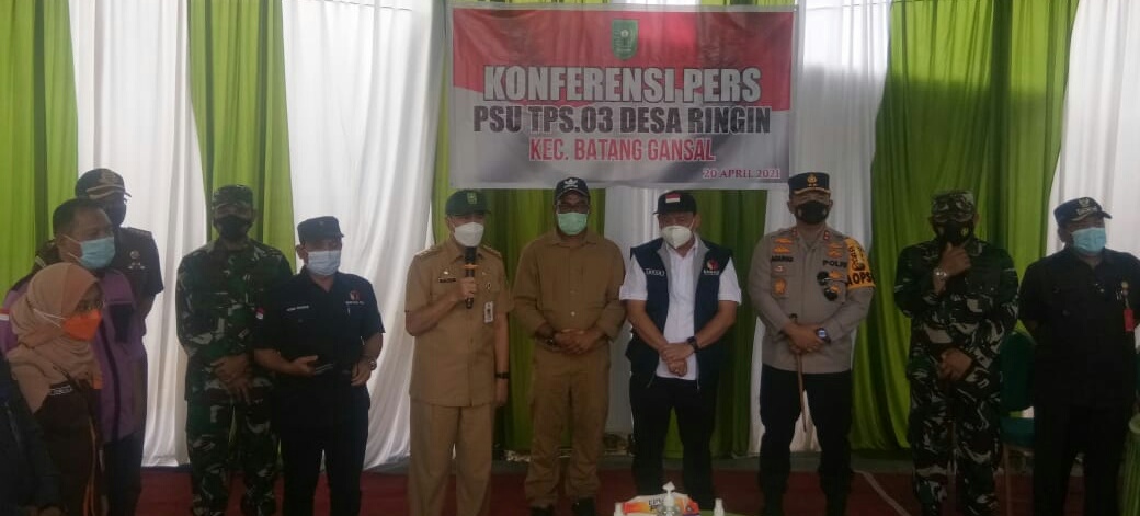 Pemungutan Suara Ulang di Inhu Berjalan Aman dan Lancar
