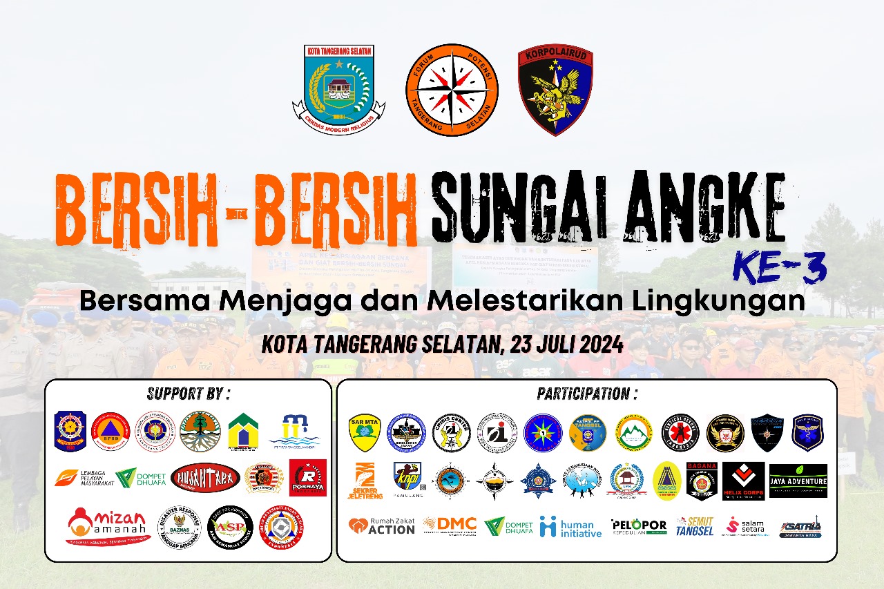 Forum Potensi Tangsel Gandeng Pemkot  dan Stakeholder Untuk Giat Bersih- bersih Sungai Angke