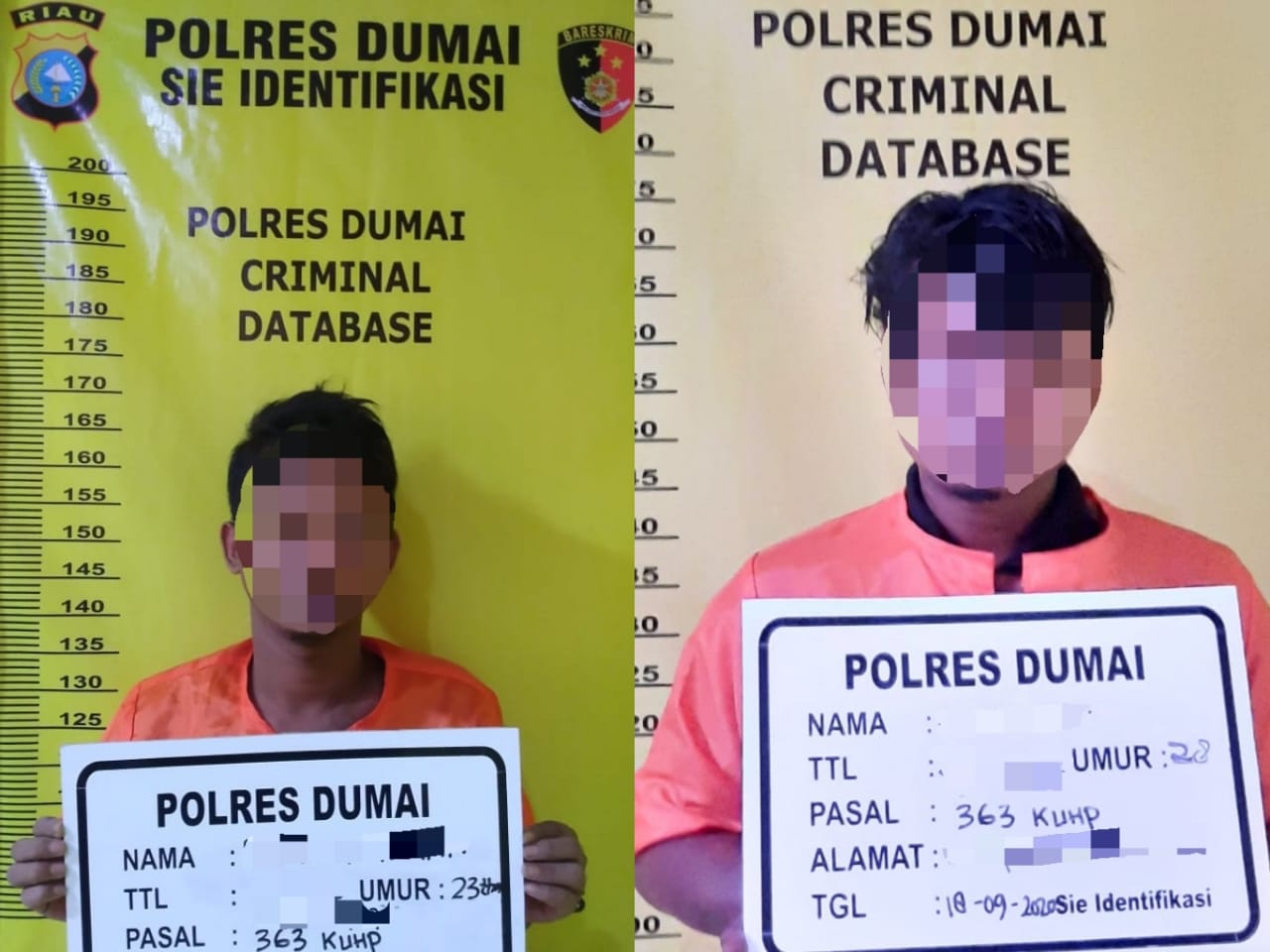 Tim Ops Unit Res Polsek Sungai Sembilan Amankan Pelaku Curat