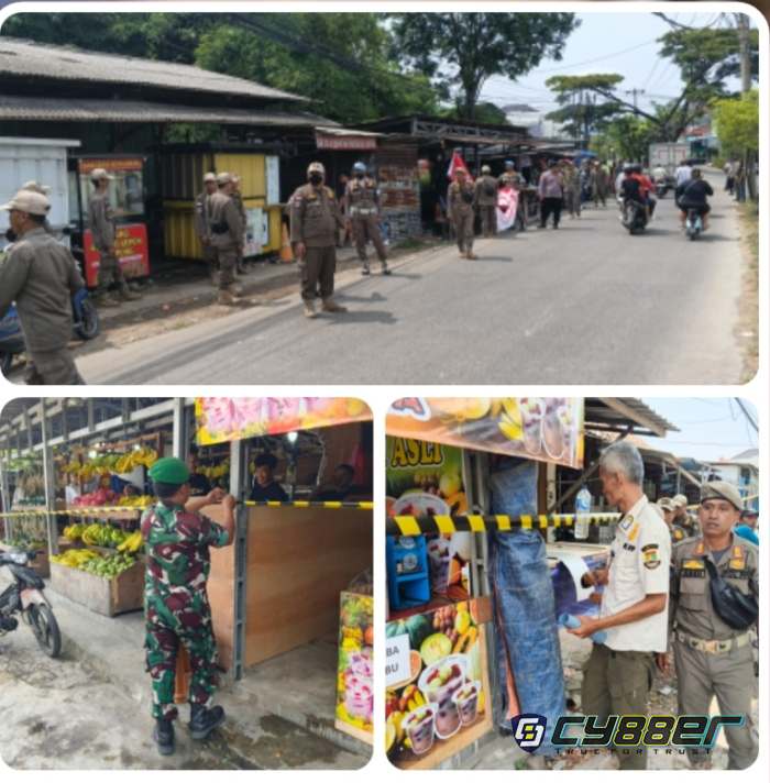 Puluhan Lapak di Bantaran Sungai Cibeber Ditertibkan, Pedagang Desak Kepastian Relokasi