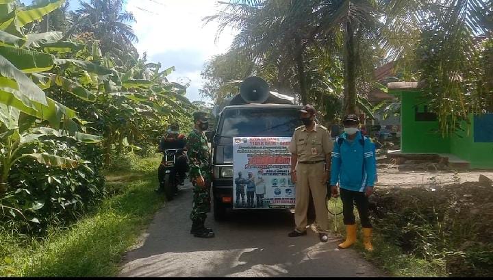 Satgas Covid-19 Wanareja Gencar Laksanakan Woro-Woro
